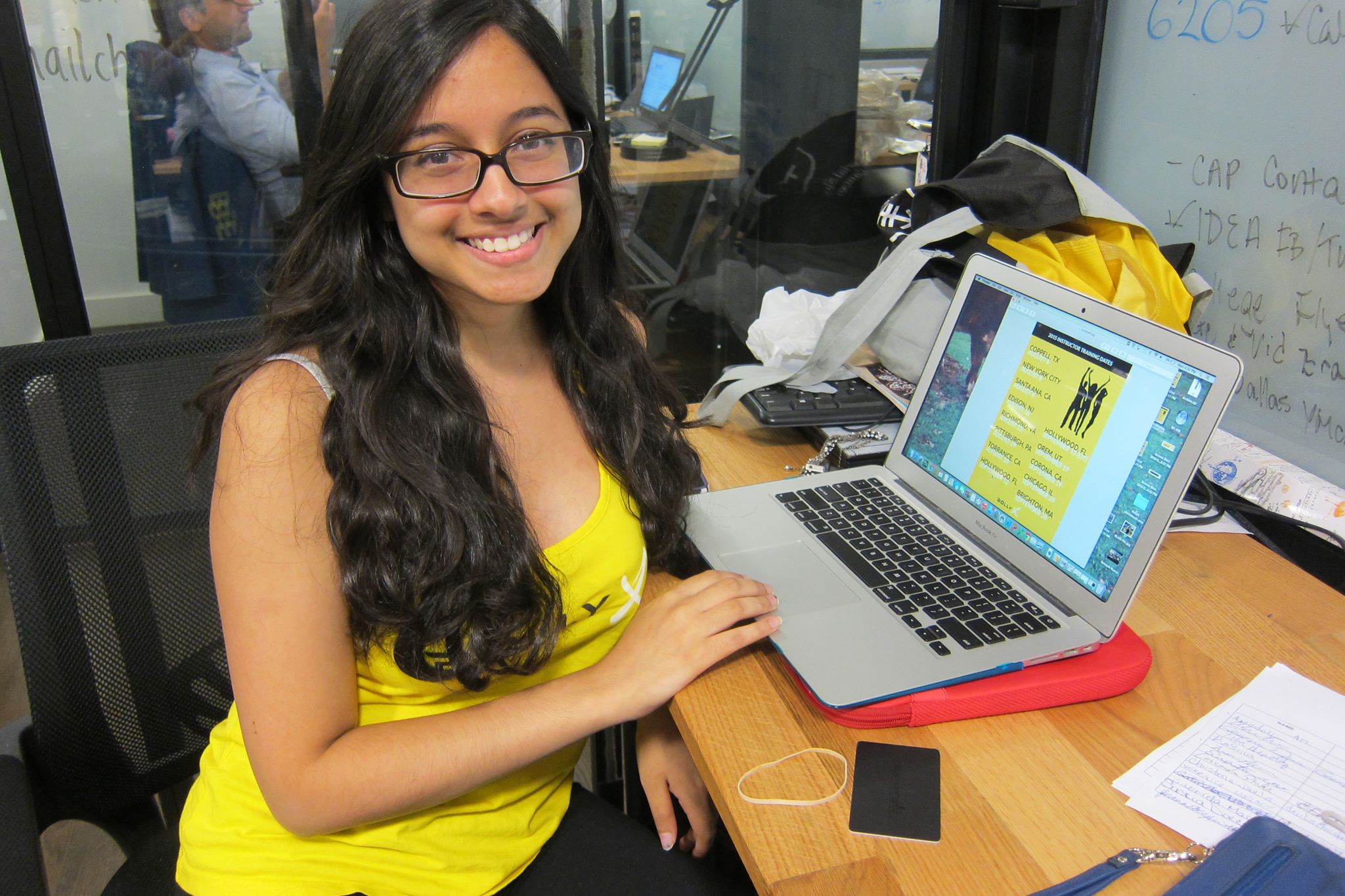 Anumita Das Rockstar BollyX intern learns about Bollywood Dance, Indian culture, and the ins and outs of a fitness business on her summer internship